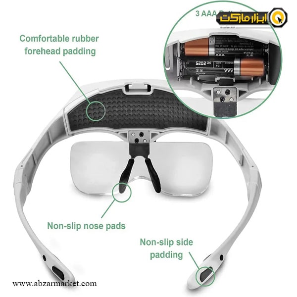 عینک ذره بینی اینسایز مدل 3D5-7523