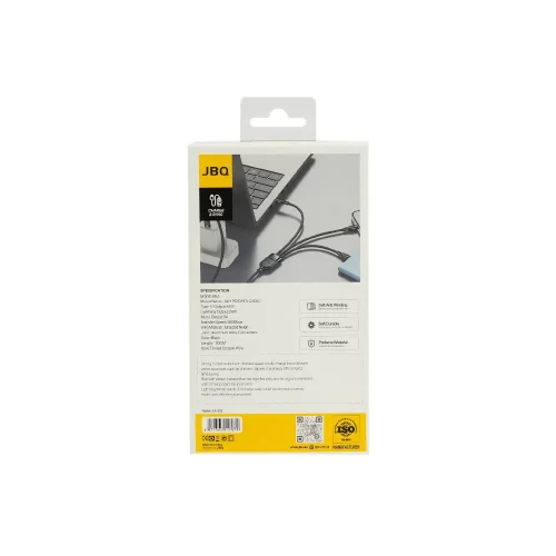 کابل شارژ سه کاره جی بی کیو مدل CA-533 (3in1)
