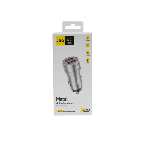 شارژر فندکی دو پورت جی بی کیو مدل CC-24