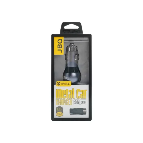 شارژر فندکی دو پورت جی بی کیو با کابل مدل C-503Q