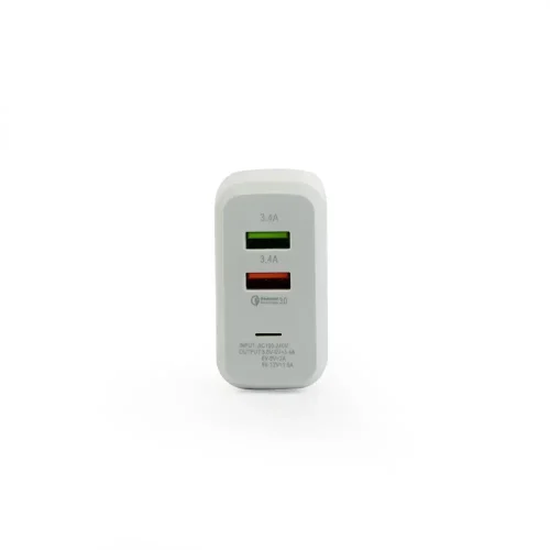 شارژر دیواری جی بی کیو با کابل میکرو مدل F-2USB a