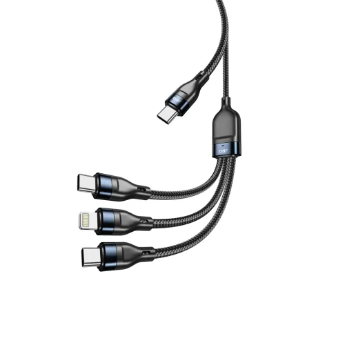 کابل شارژ PD سه کاره جی بی کیو مدل CA-537