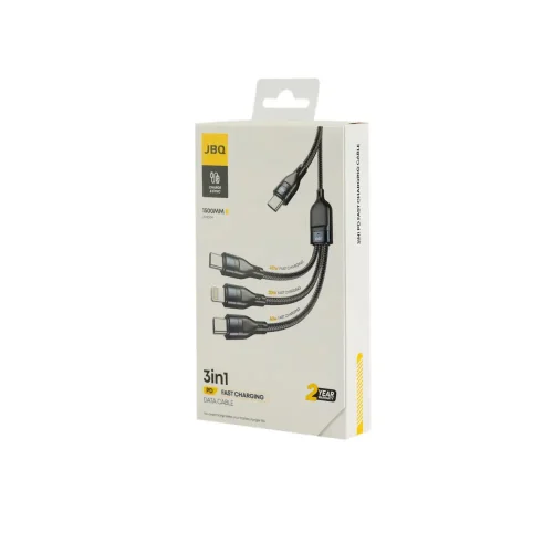 کابل شارژ PD سه کاره جی بی کیو مدل CA-537
