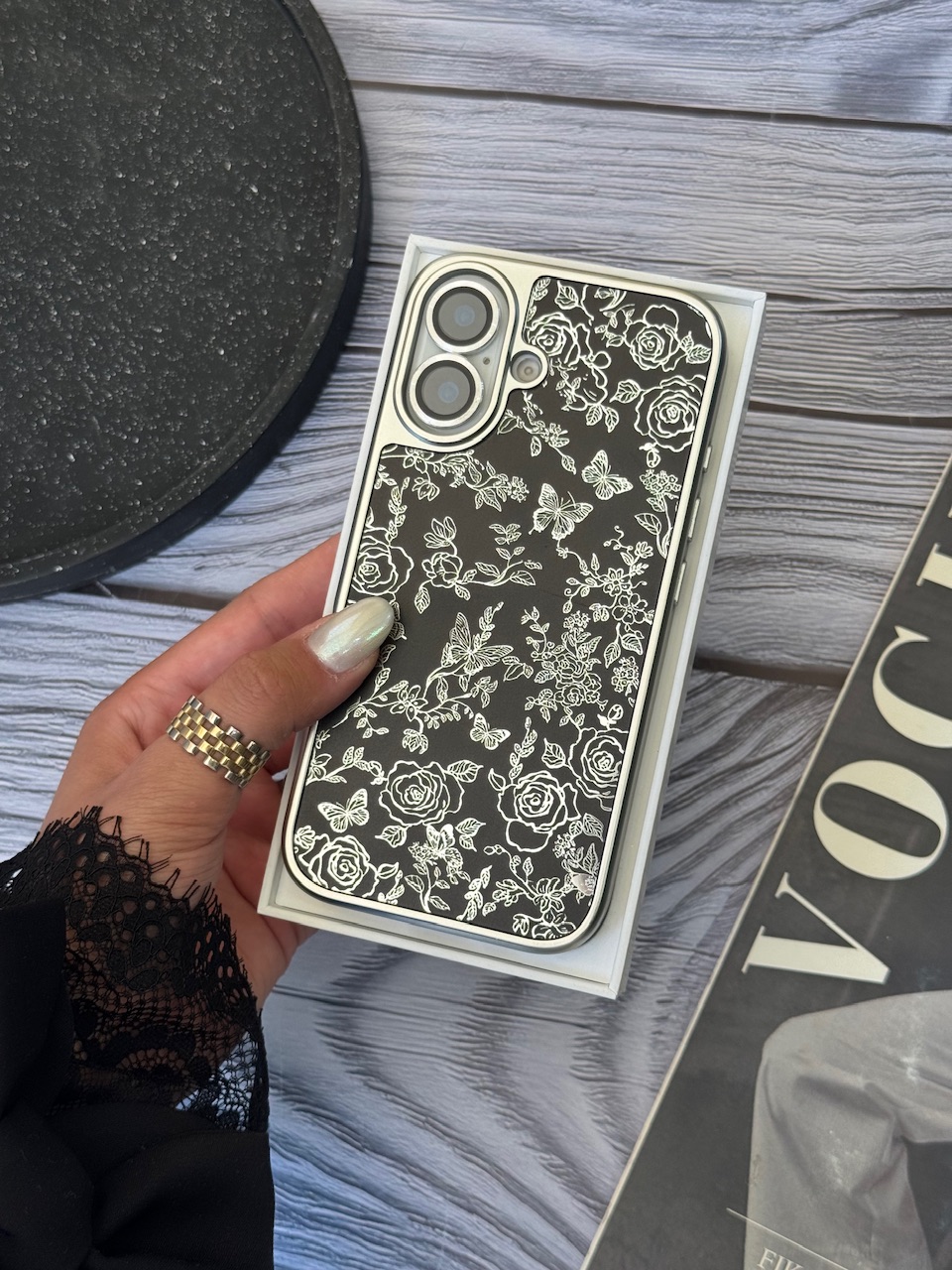 قاب Dark Flowers   مناسب برای آیفون | iPhone iphone 13promax