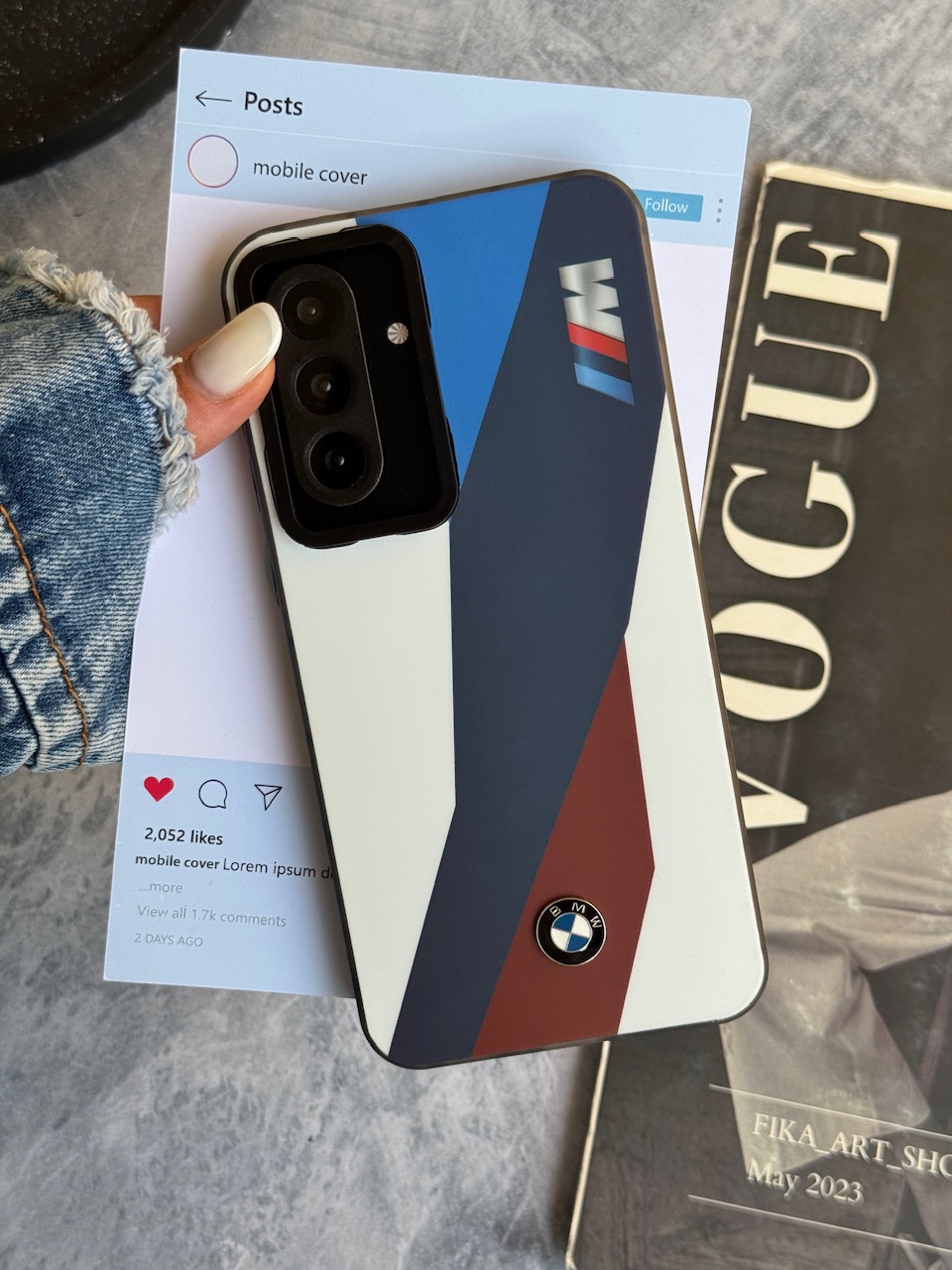 قاب BMW M Series با لوگو برجسته اندروید مناسب برای آیفون | iPhone iphoneA56
