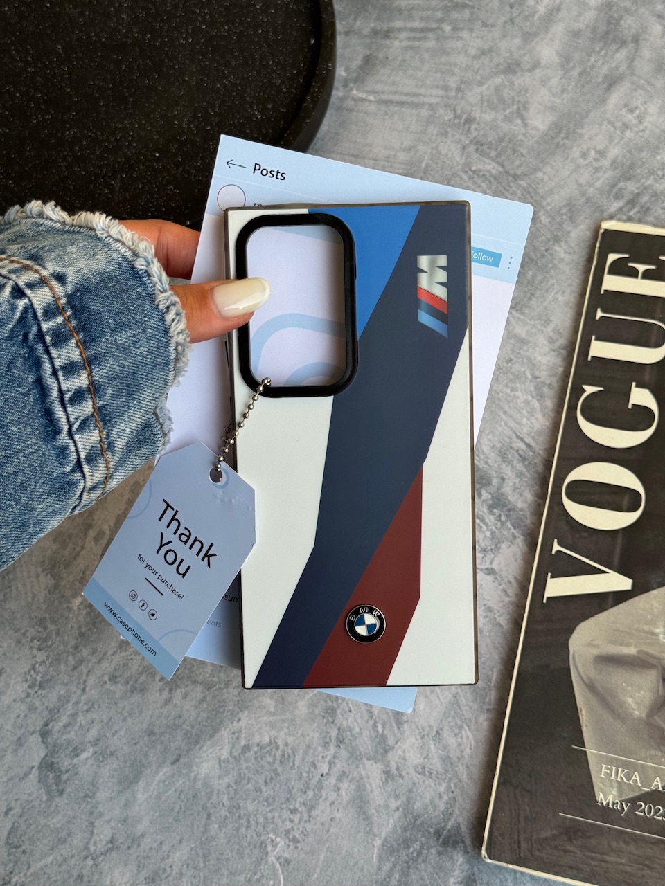 قاب BMW M Series با لوگو برجسته اندروید مناسب برای  شیائومی | Redmi | Xiaomi Redmi Note 14 Pro 4G