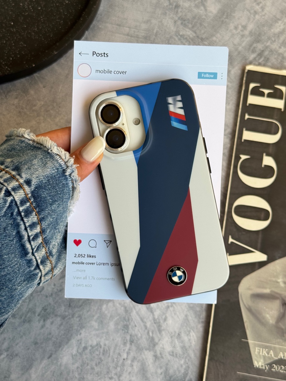 قاب BMW M Series با لوگو برجسته  مناسب برای آیفون | iPhone iphone16ProMax