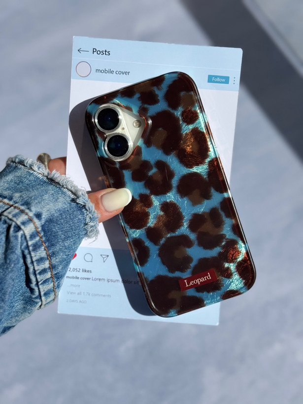 قاب Aqua Leopard مناسب برای آیفون | iPhone iphone 15