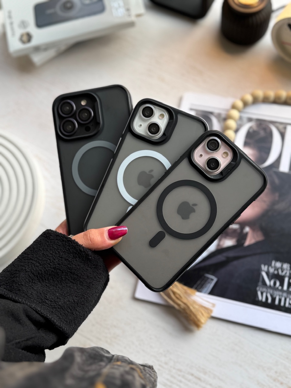 قاب مات مگنتیک Matte Magnetic مناسب برای آیفون | iPhone iphone15promax