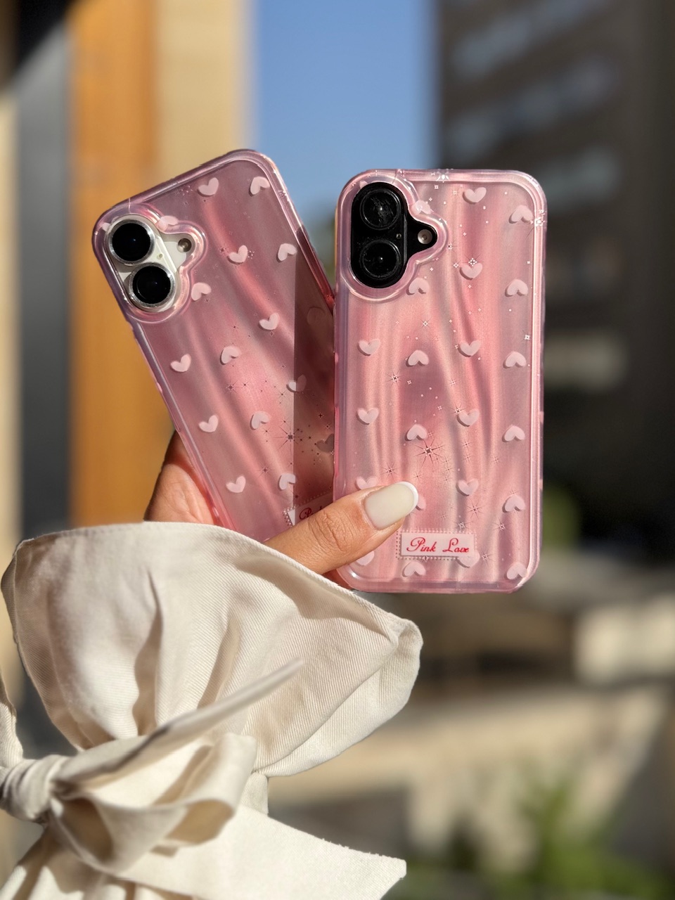 قاب قلب لیزری Pink Love مناسب برای آیفون | iPhone iphone 12promax