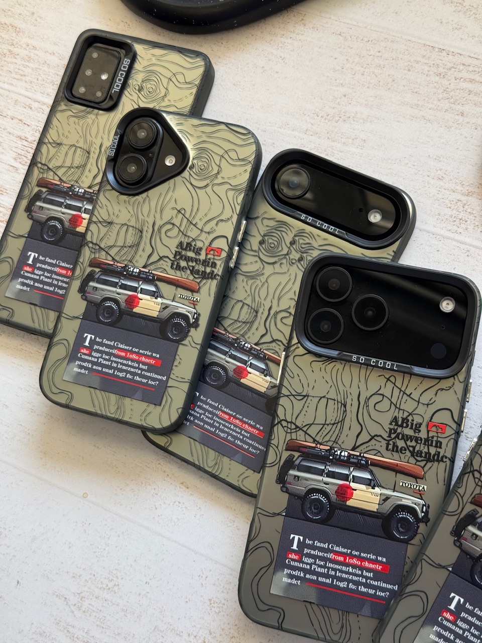 قاب Off-road : Toyota Land Cruiser 60 series مناسب برای آیفون | iPhone iphone16ProMax