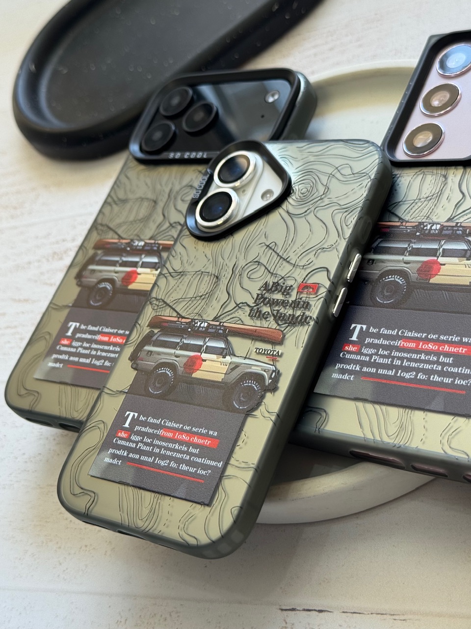 قاب Off-road : Toyota Land Cruiser 60 series مناسب برای آیفون | iPhone iphone15Pro