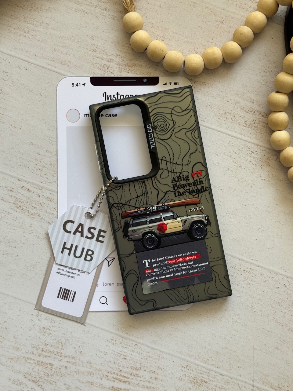 قاب Off-road : Toyota Land Cruiser 60 series مناسب برای آیفون | iPhone iphoneA324G