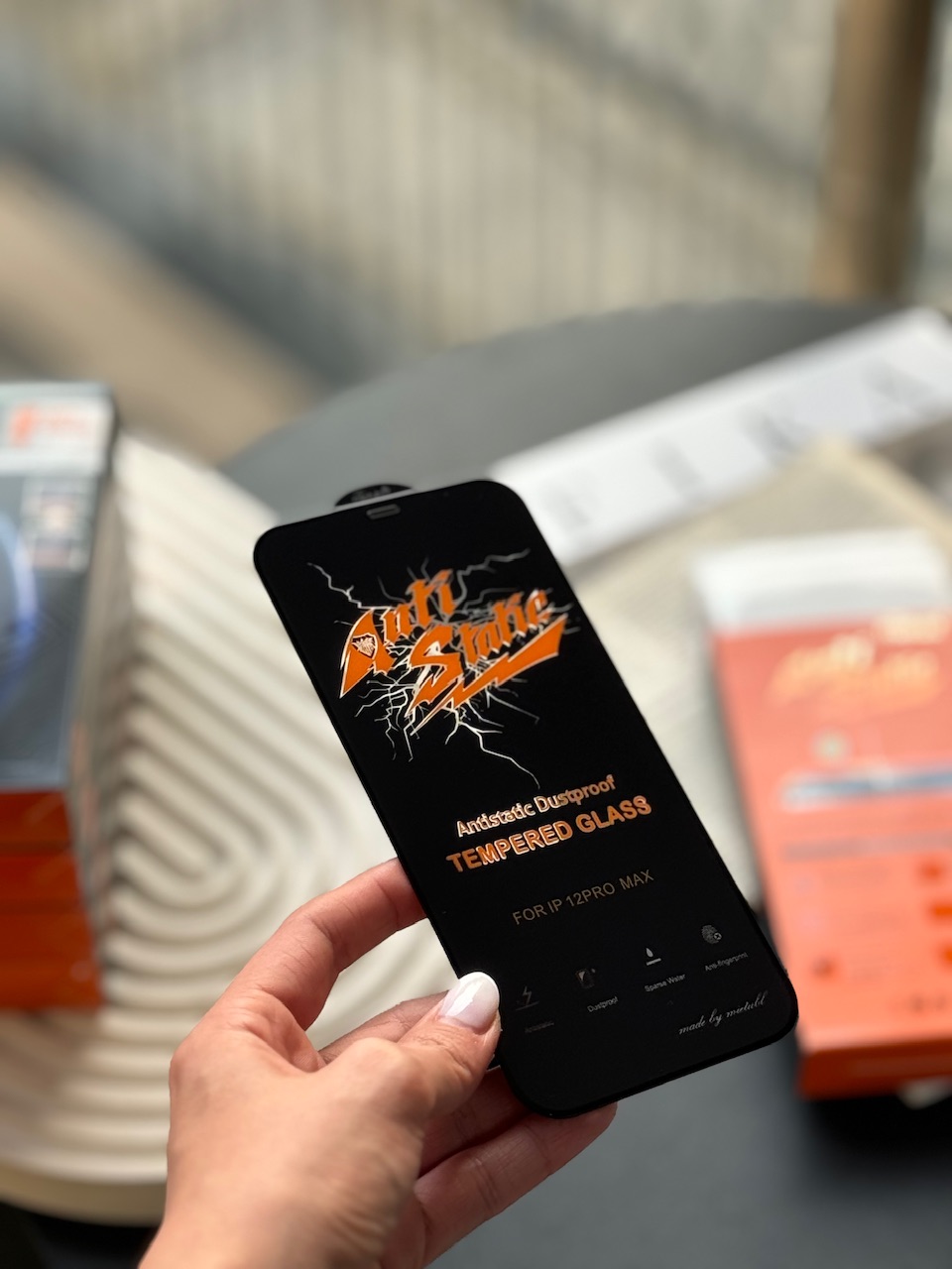 گلس AntiStatic شفاف مناسب برای آیفون iPhone 16Promax