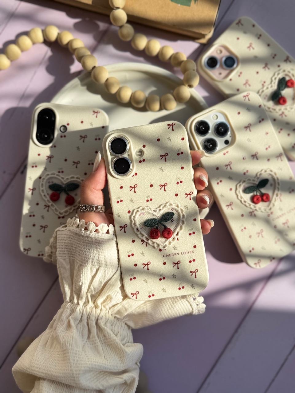 قاب Cherry Loves مناسب برای آیفون | iPhone iphone 16promax
