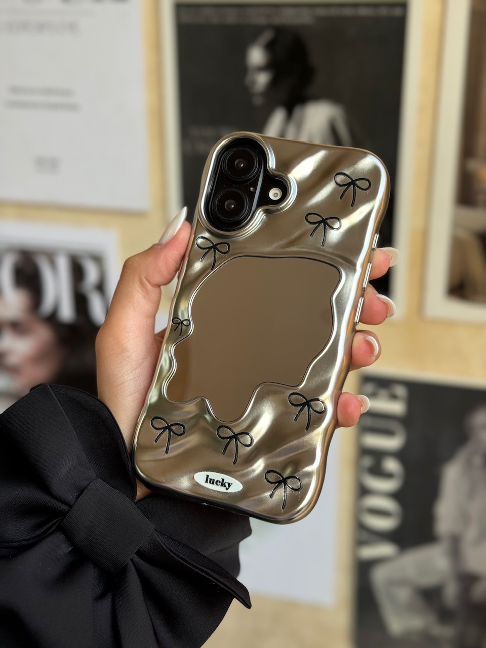 قاب موج آینه ای مناسب برای آیفون | iPhone iphone 17