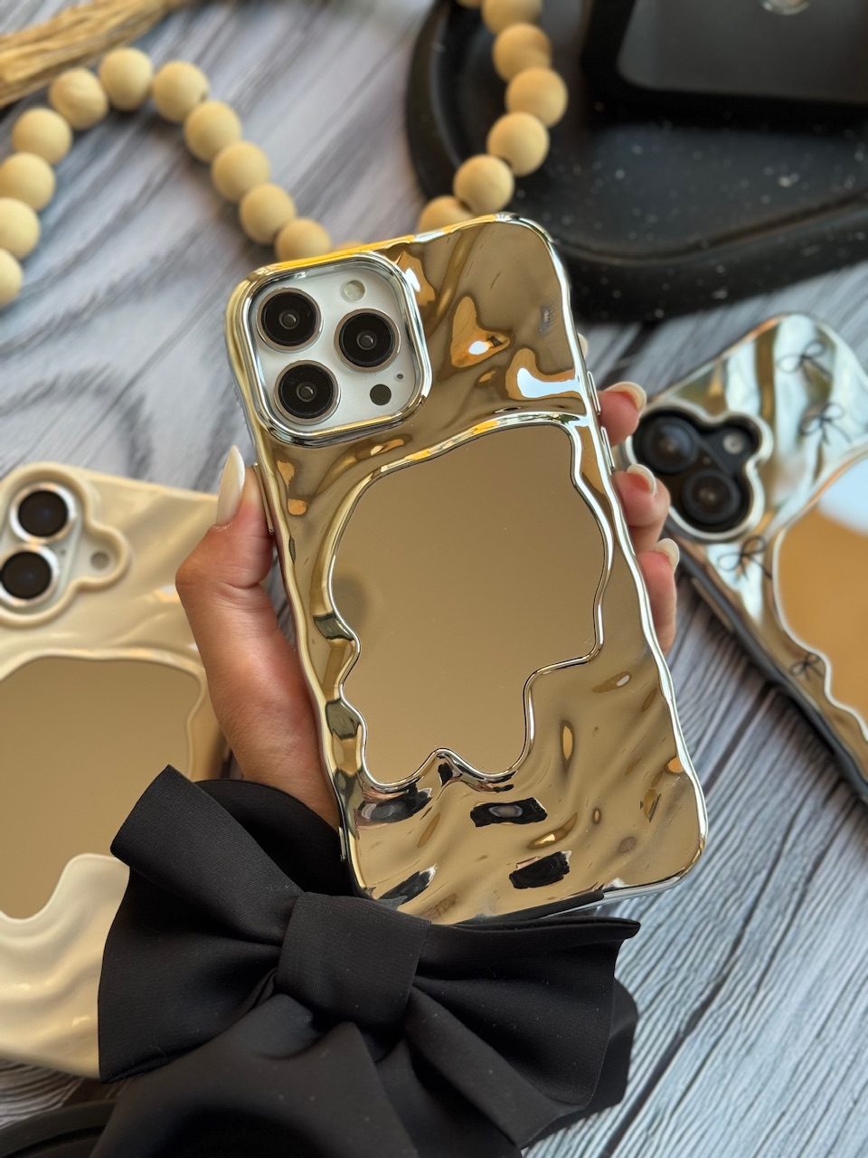 قاب موج آینه ای مناسب برای آیفون | iPhone iphone 15pro
