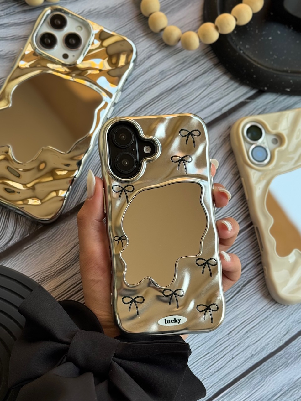 قاب موج آینه ای مناسب برای آیفون | iPhone iphone 15