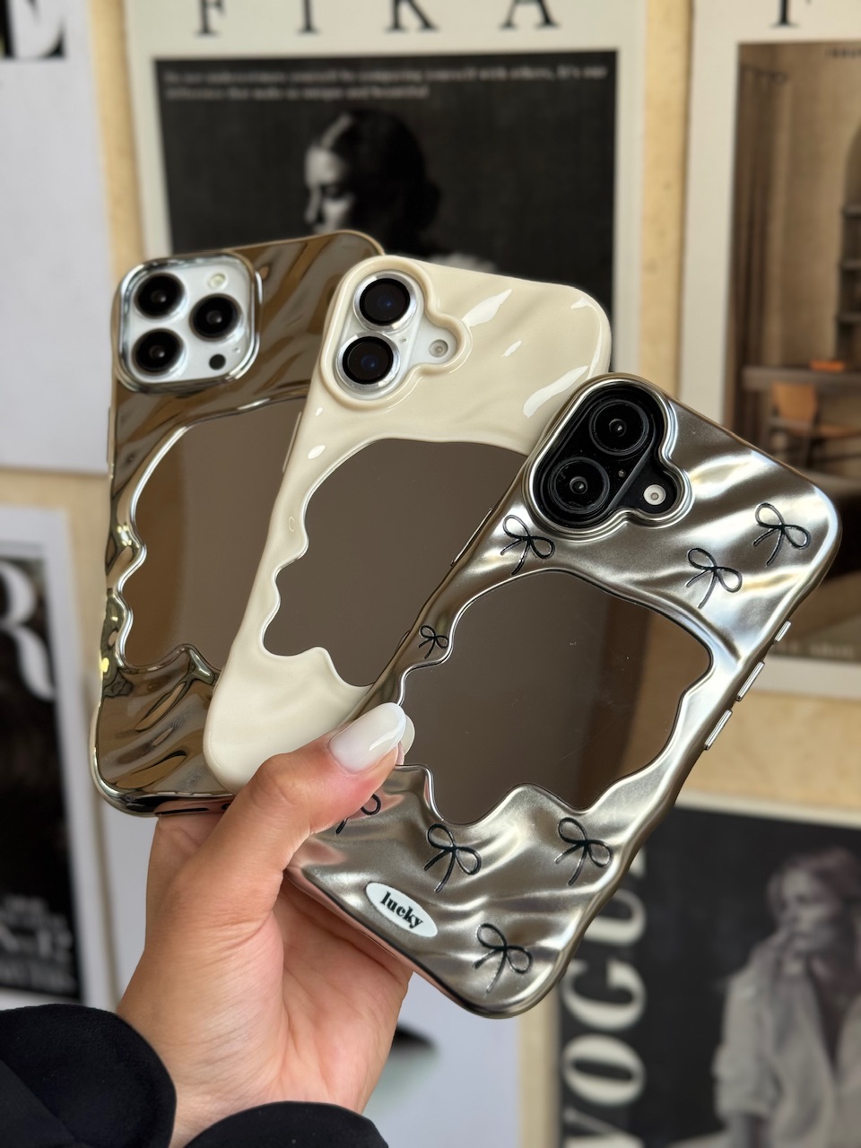 قاب موج آینه ای مناسب برای آیفون | iPhone iphone 13pro