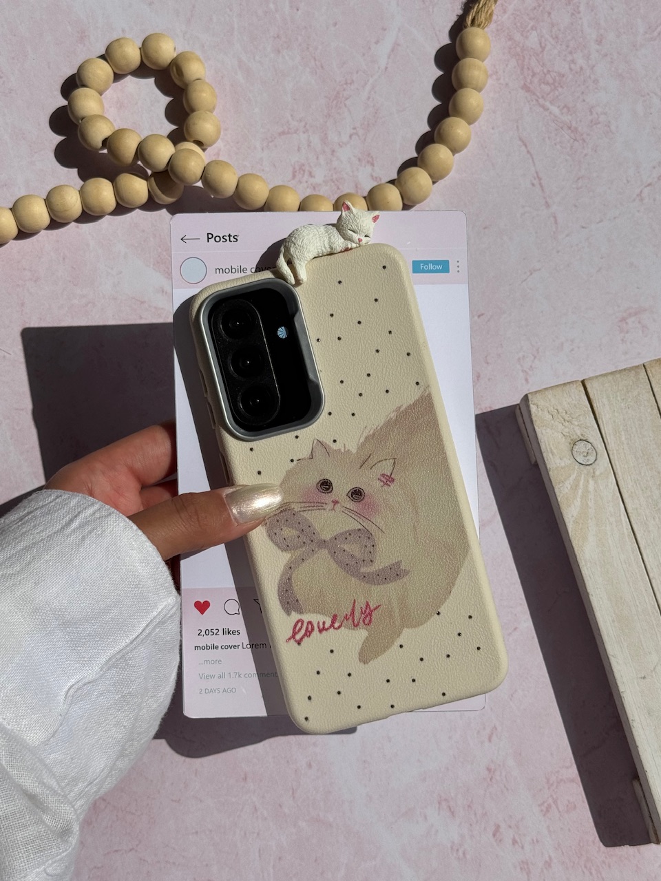 قاب گربه پرشین  مناسب برای آیفون | iPhone iphoneA16