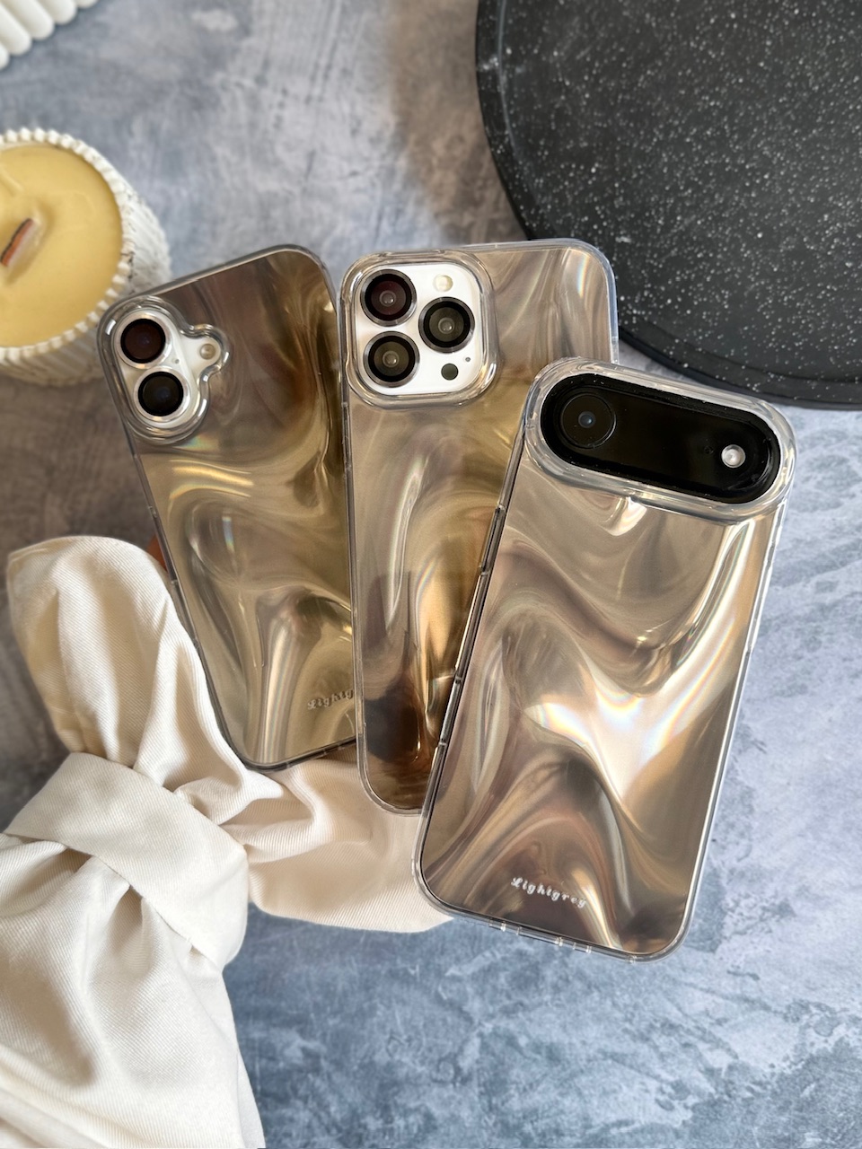 2110---قاب Light Grey مناسب برای آیفون | iphone 17pro-5