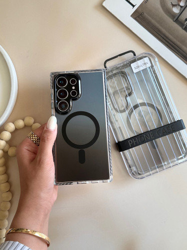 2098---قاب Matte Land MagSafe مناسب برای سامسونگ | s24ultra-1