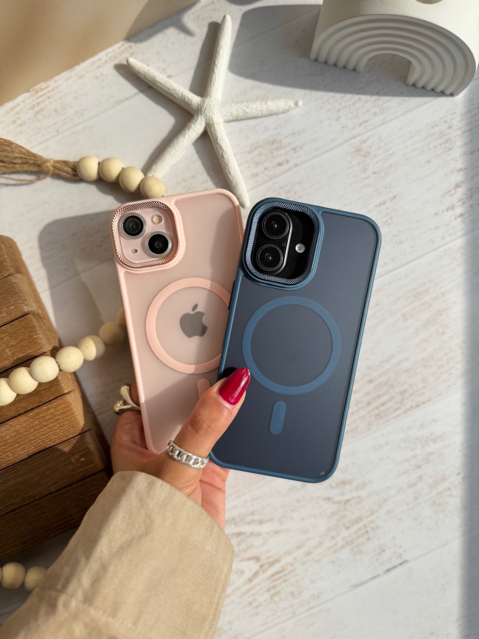 1800---قاب لنز کربن مات مگ سیف آیفون و سامسونگ مناسب برای آیفون | iphone 16promax-12