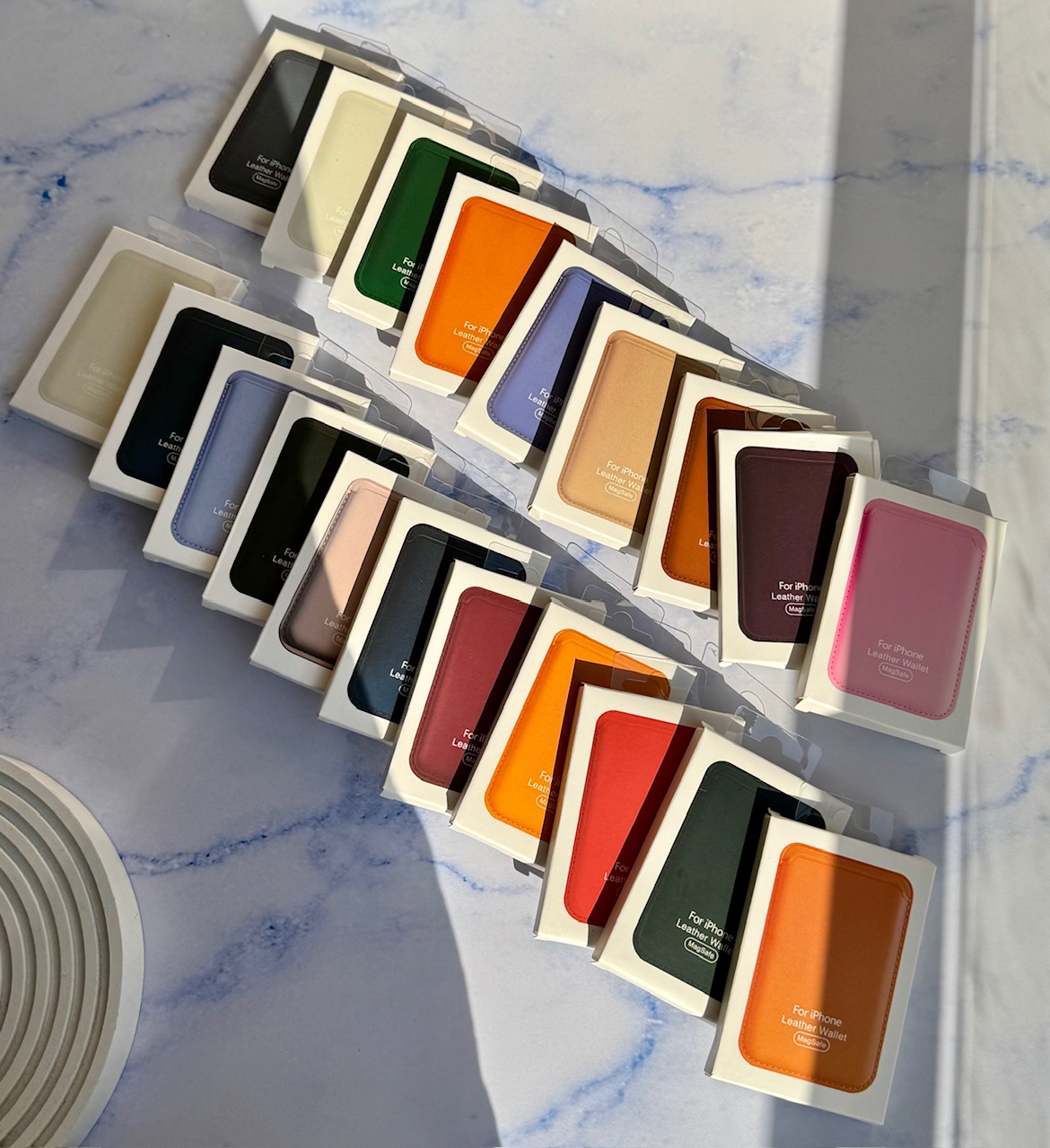 0069---جاکارتی مگ سیف اپل Leather wallet magsafe مناسب برای آیفون | iphone 15-6