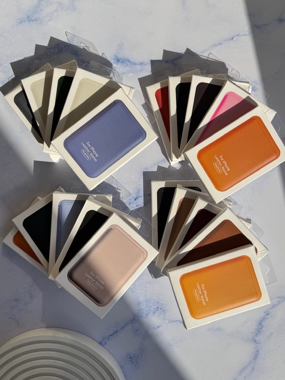 0069---جاکارتی مگ سیف اپل Leather wallet magsafe مناسب برای آیفون | iphone 15-7