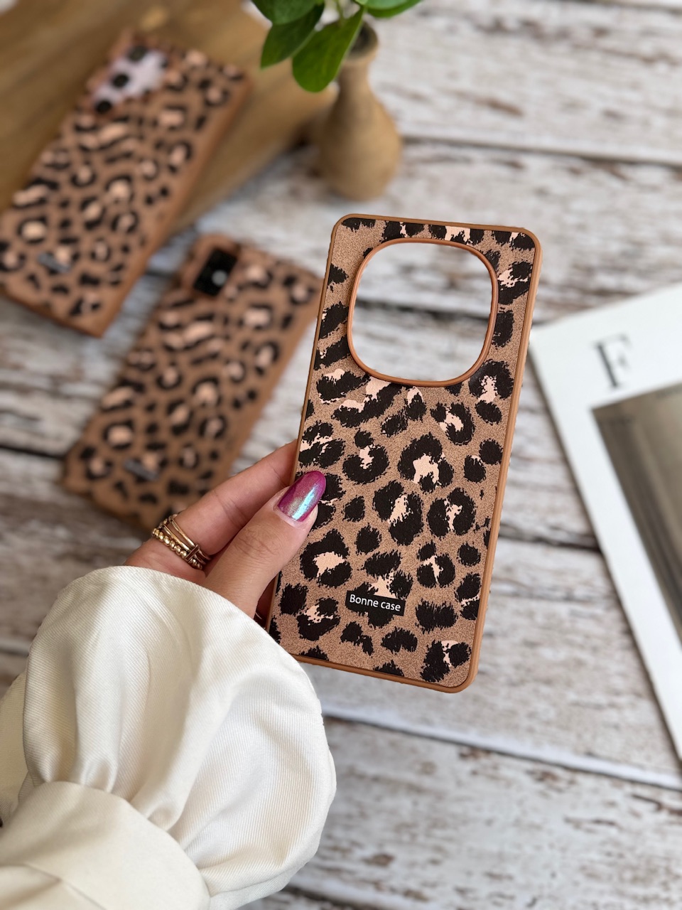 2054-2---قاب پلنگی قهوه ای Bonne Case سامسونگ ، شیائومی مناسب برای شیائومی | redminote13pro4g-4
