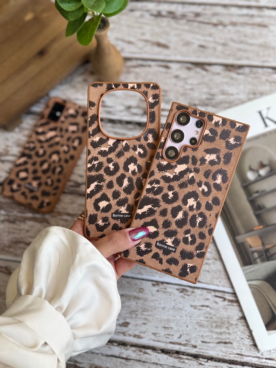 2054-2---قاب پلنگی قهوه ای Bonne Case سامسونگ ، شیائومی مناسب برای شیائومی | redminote13pro4g-5