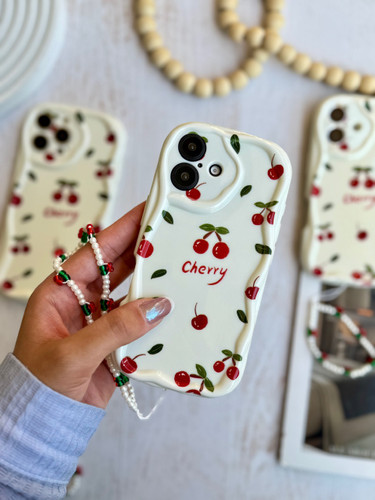 2044---قاب Cherry با آویز آیفون ، سامسونگ ، شیائومی مناسب برای شیائومی | redminote14pro4g-1