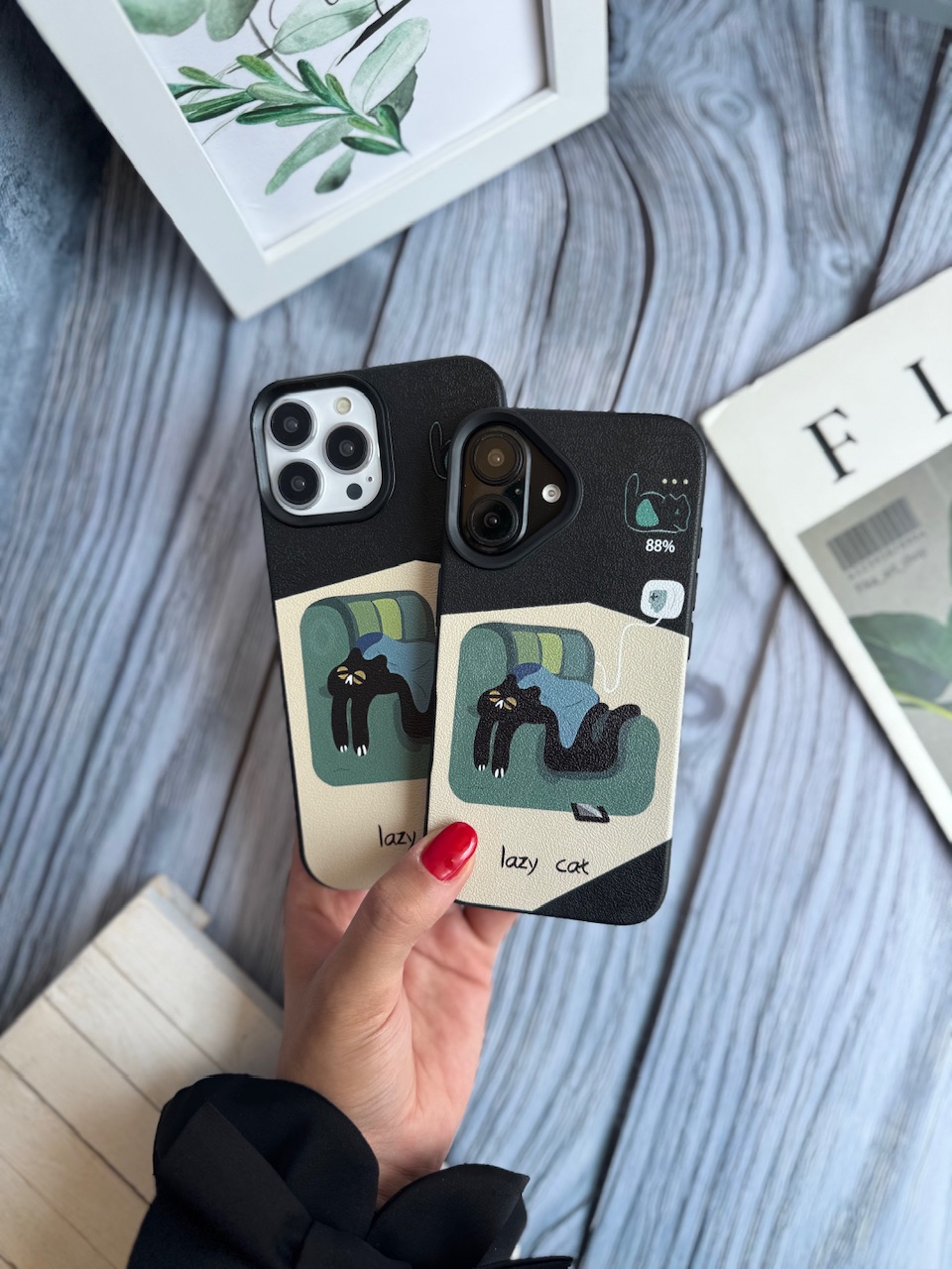 2030---قاب Lazy Cat مناسب برای آیفون | iphone 14promax-1