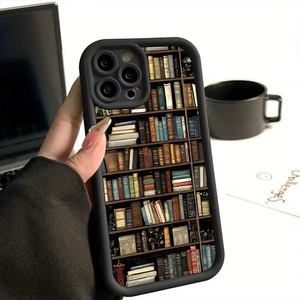 1982---قاب Library آیفون ، سامسونگ ، شیائومی مناسب برای نامشخص | -4