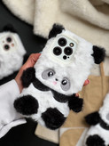 1606---قاب Panda عروسکی پشمالو مناسب برای آیفون | iphone 14pro-2