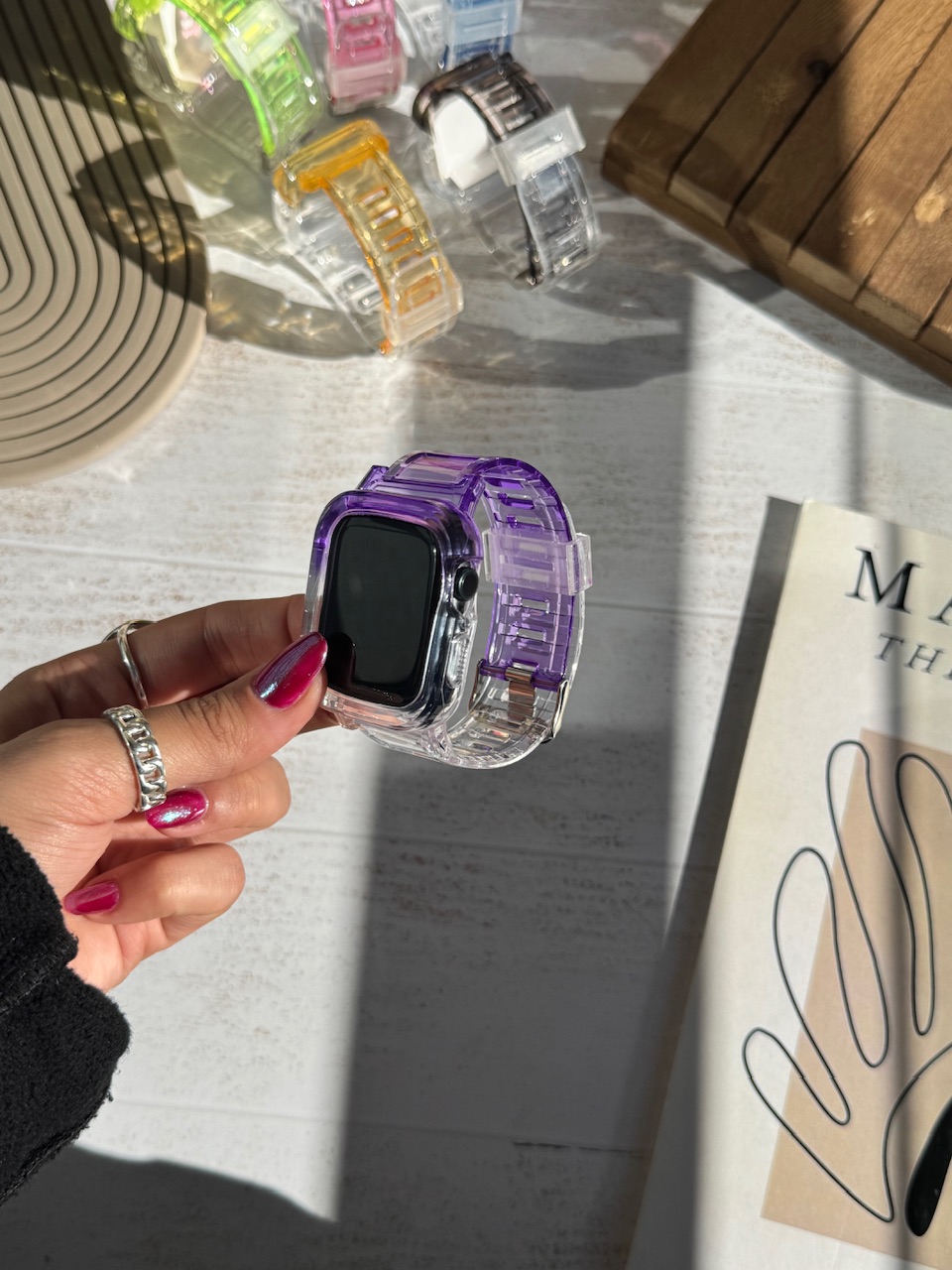 5051---بند جی شاک دو رنگ-2