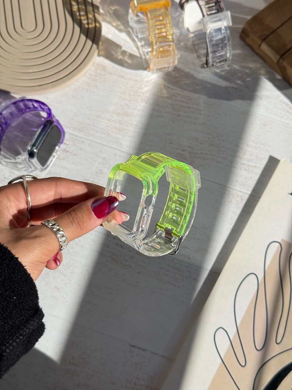 5051---بند جی شاک دو رنگ-4