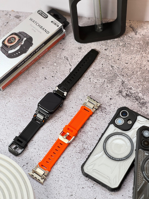 5048---بند Stylish Silicone Strap-4