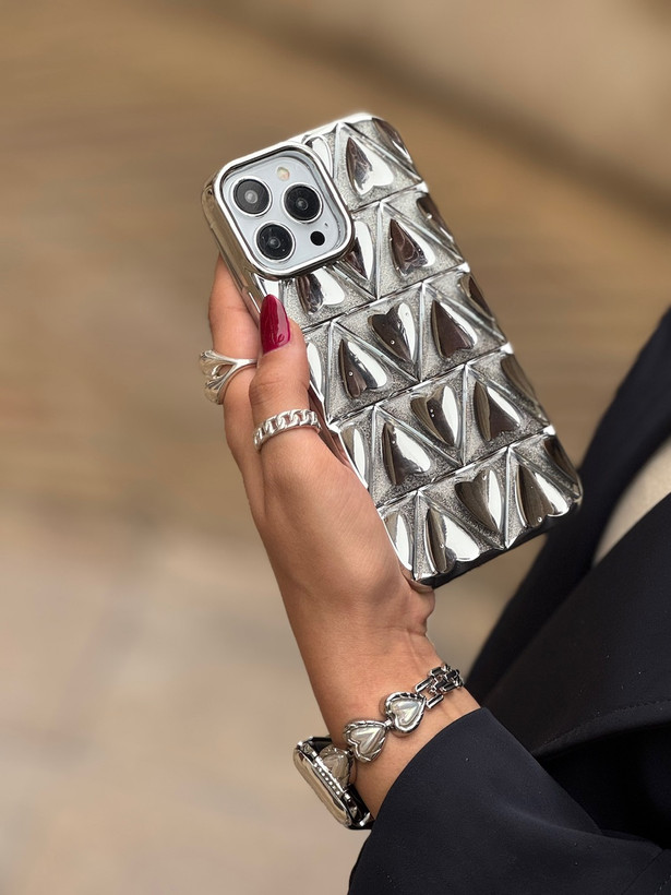 5045---بند اپل واچ قلب سفید صدفی-1