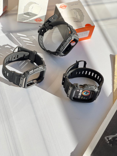 5044---بند و گارد اپل واچ طرح G-SHOCK-1