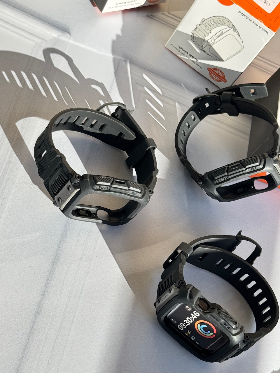 5044---بند و گارد اپل واچ طرح G-SHOCK-4