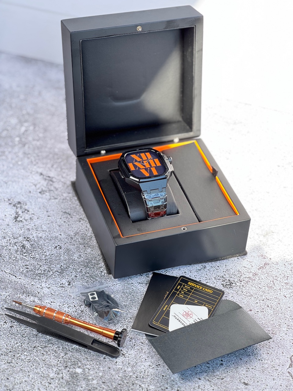 5038---بند و گارد اپل واچ Richard Mile-3