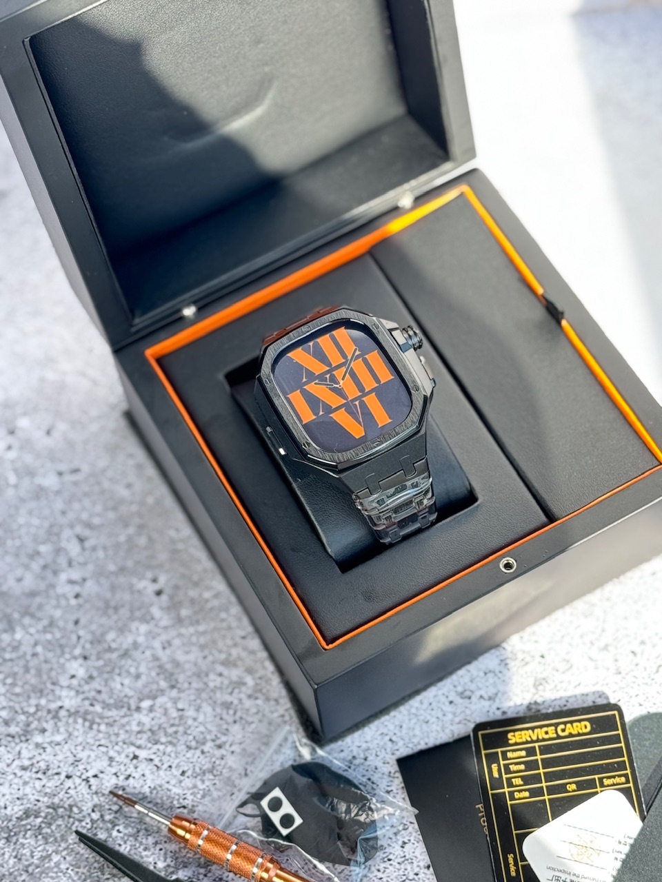 5038---بند و گارد اپل واچ Richard Mile-2