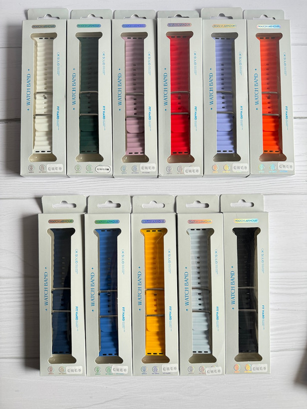 5005---بند اپل واچ Ocean Loop سیلیکونی-1