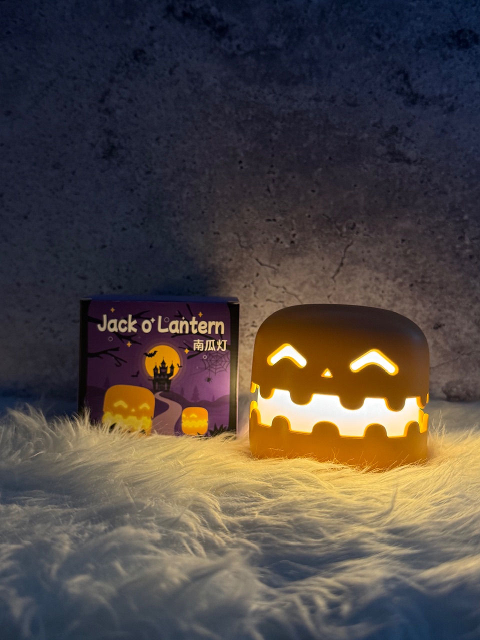 0221---چراغ خواب طرح هالوین Jack-o'-lantern کدو تنبل-3